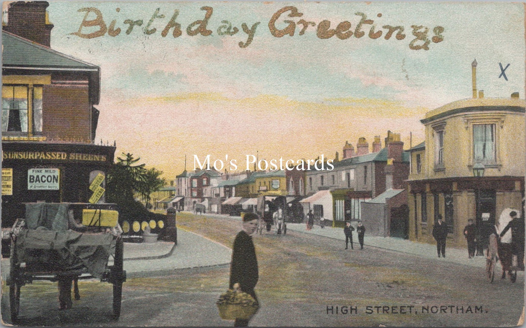 Hampshire Postcard - High Street, Northam, Southampton  SW18337 