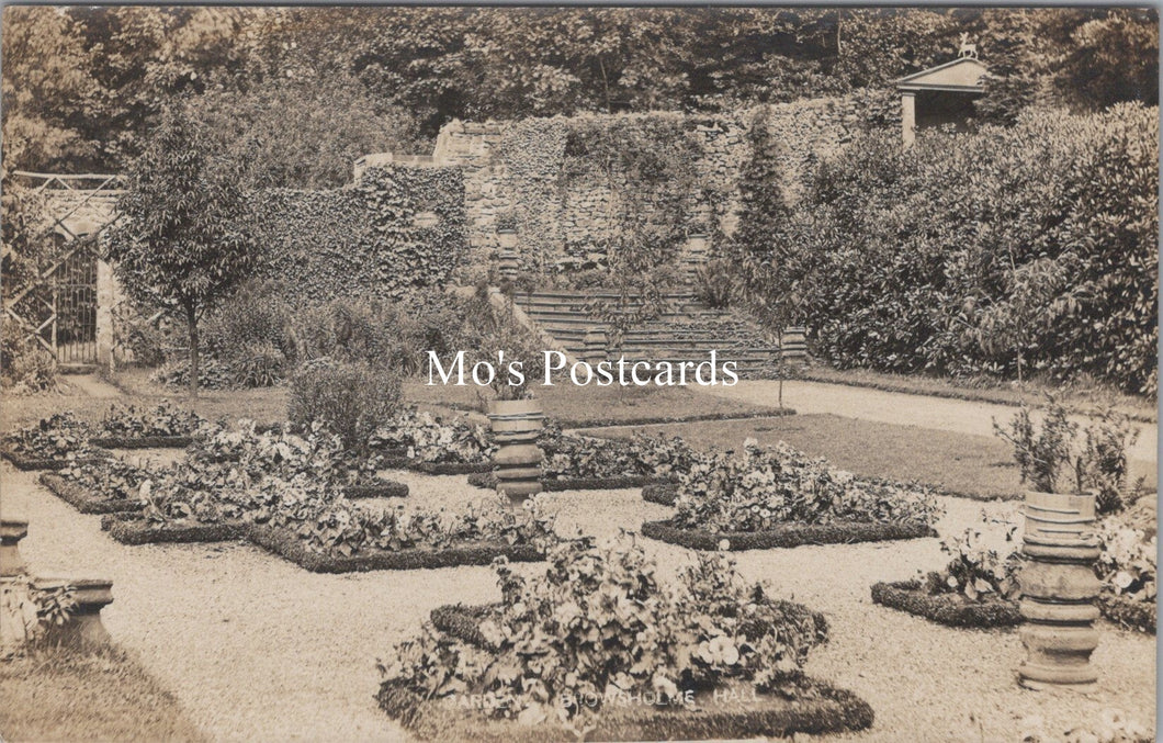 Lancashire Postcard - Garden, Browsholme Hall, Clitheroe SW18347