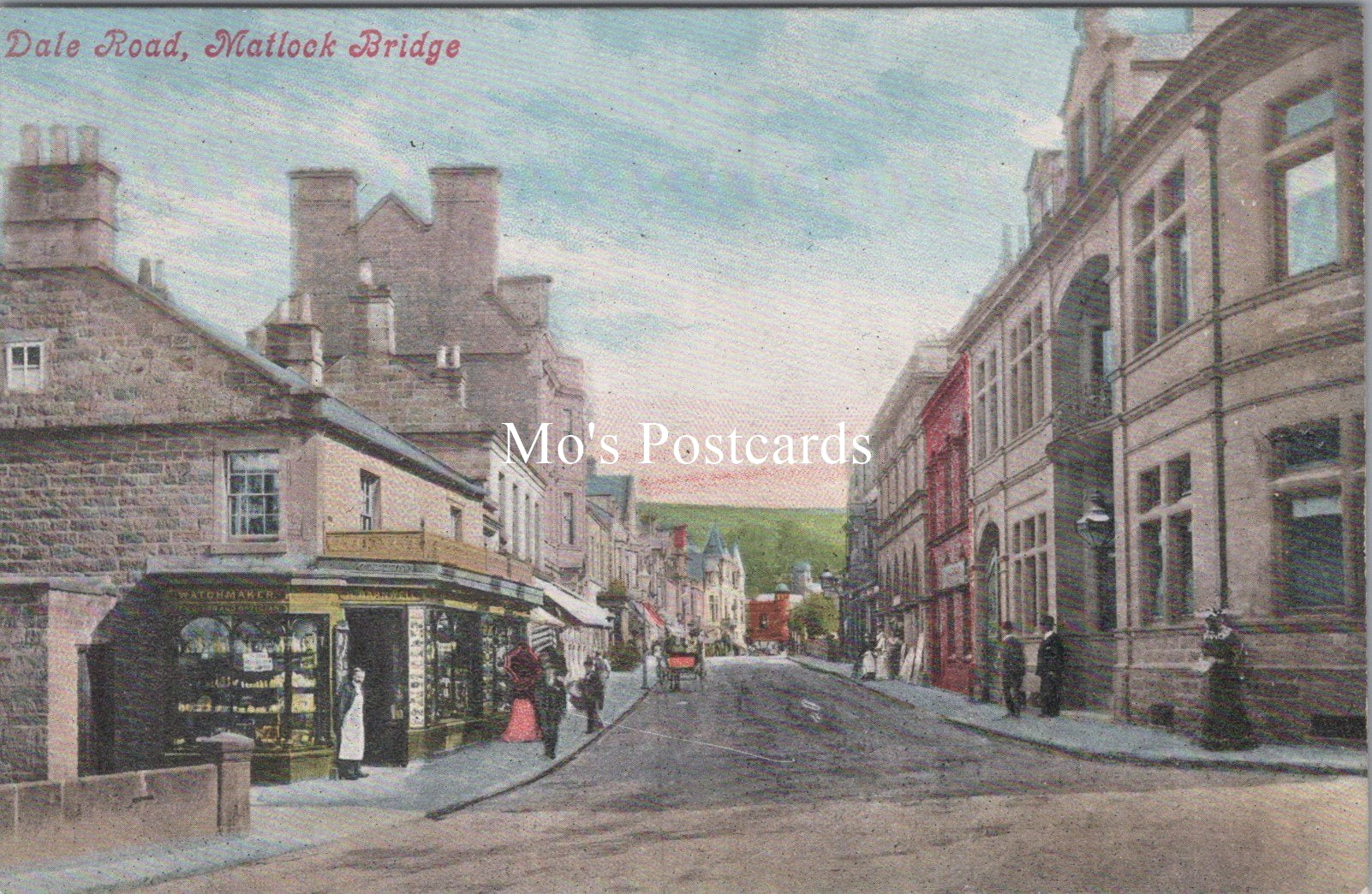 Derbyshire Postcard - Dale Road, Matlock Bridge  SW18349