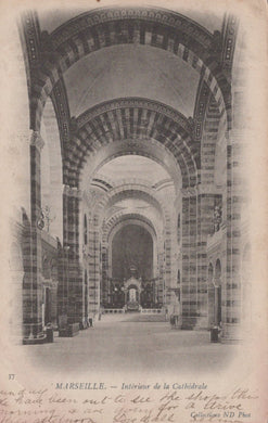 France Postcard - Marseille, Interieur De La Cathedrale  SW20619