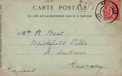 France Postcard - Marseille, Interieur De La Cathedrale  SW20619
