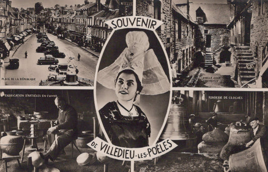 France Postcard - Souvenir De Villedieu-Les-Poeles  SW20621 
