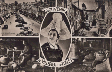 France Postcard - Souvenir De Villedieu-Les-Poeles  SW20621 