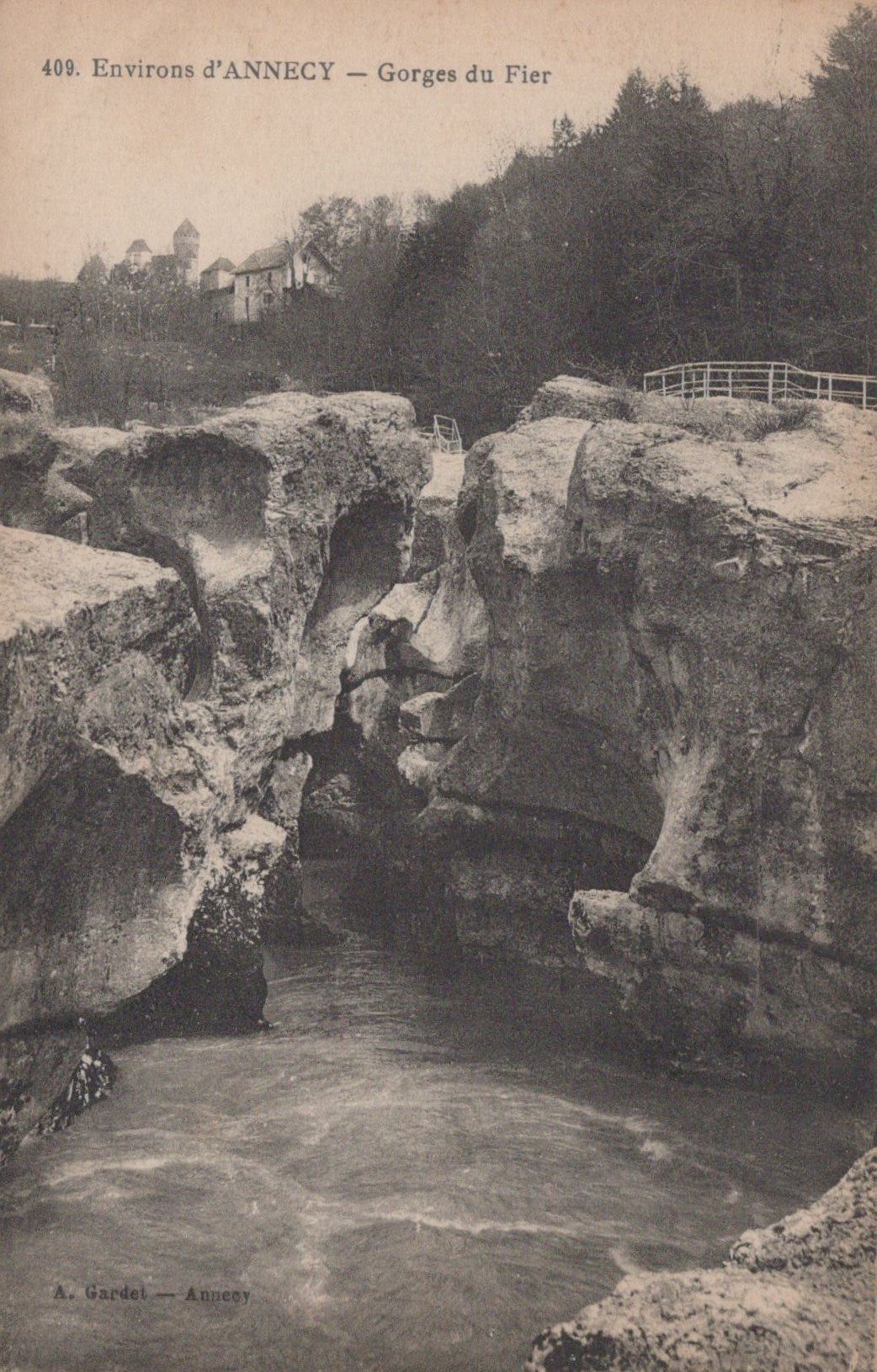 France Postcard - Environs d'Annecy, Gorges Du Fier  SW20624
