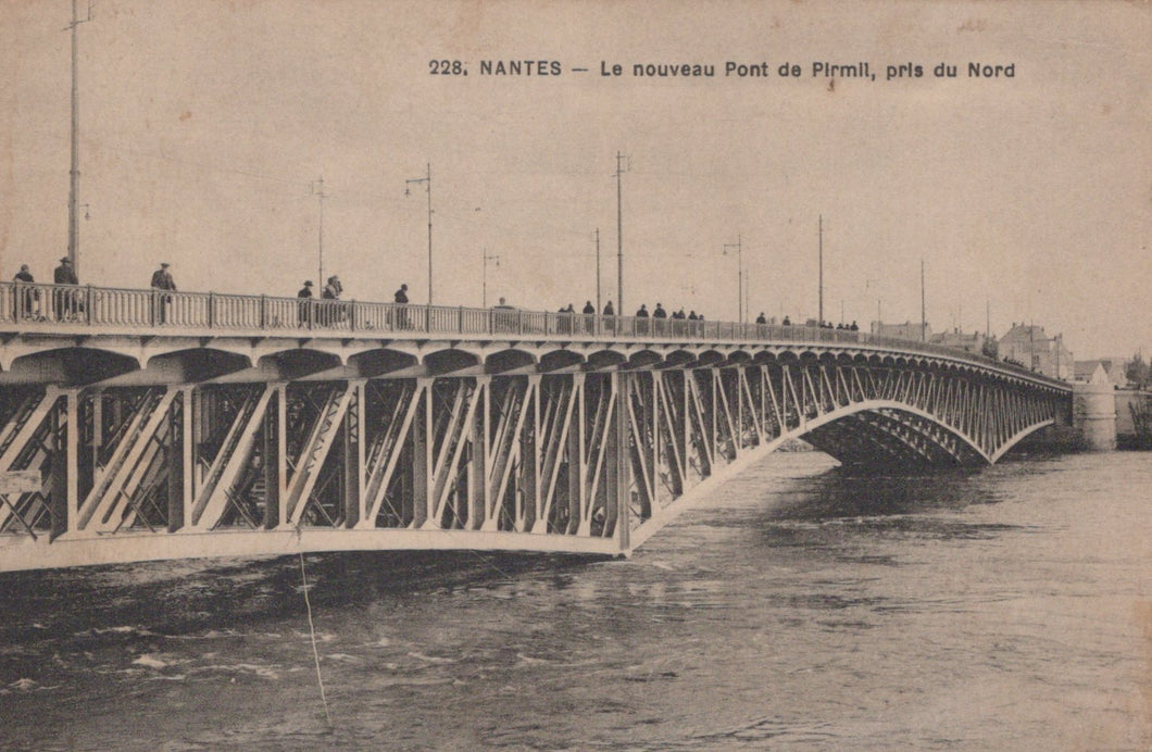 France Postcard - Nantes, Le Nouveau Pont De Pirmil, Pris Du Nord SW20628