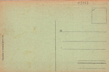 Load image into Gallery viewer, Vintage postcard with pre-printed address lines and a square stamp area.
