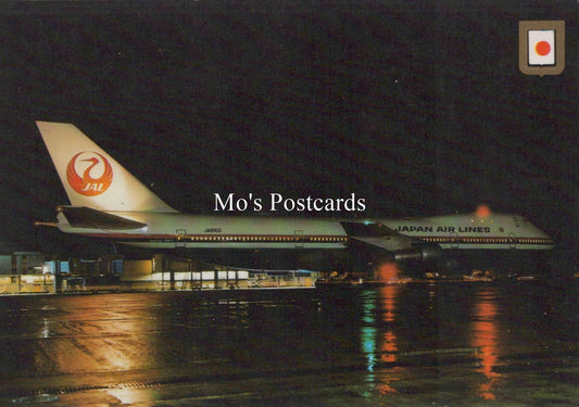 Civil Aviation Postcard - Japan Air Lines Boeing 747 Aeroplane  SW19004