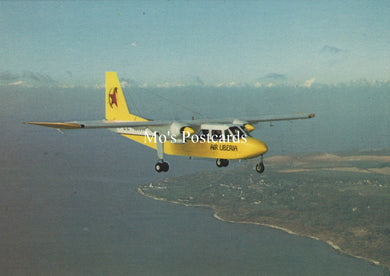 Civil Aviation Postcard - Air Liberia Fairey Britten-Norman BN2A Islander  SW19007