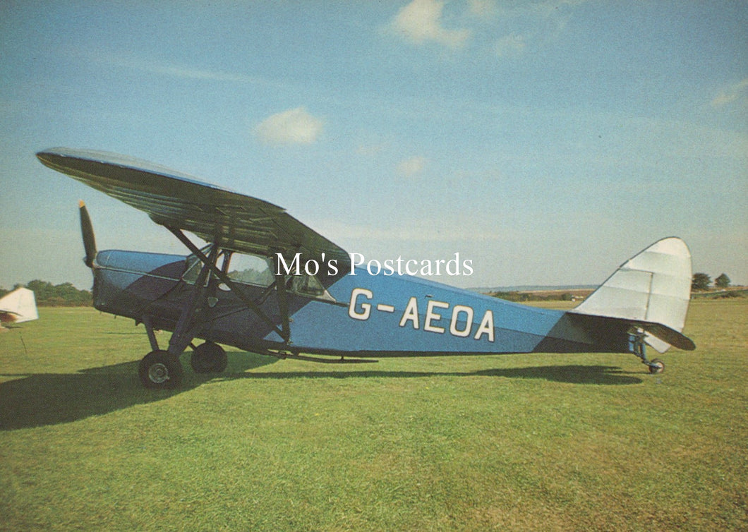 Aviation Postcard - The Puss Moth G-AEOA Aeroplane  SW19013