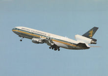 Load image into Gallery viewer, Aviation Postcard - British Caledonian DC10 Aeroplane  SW19017
