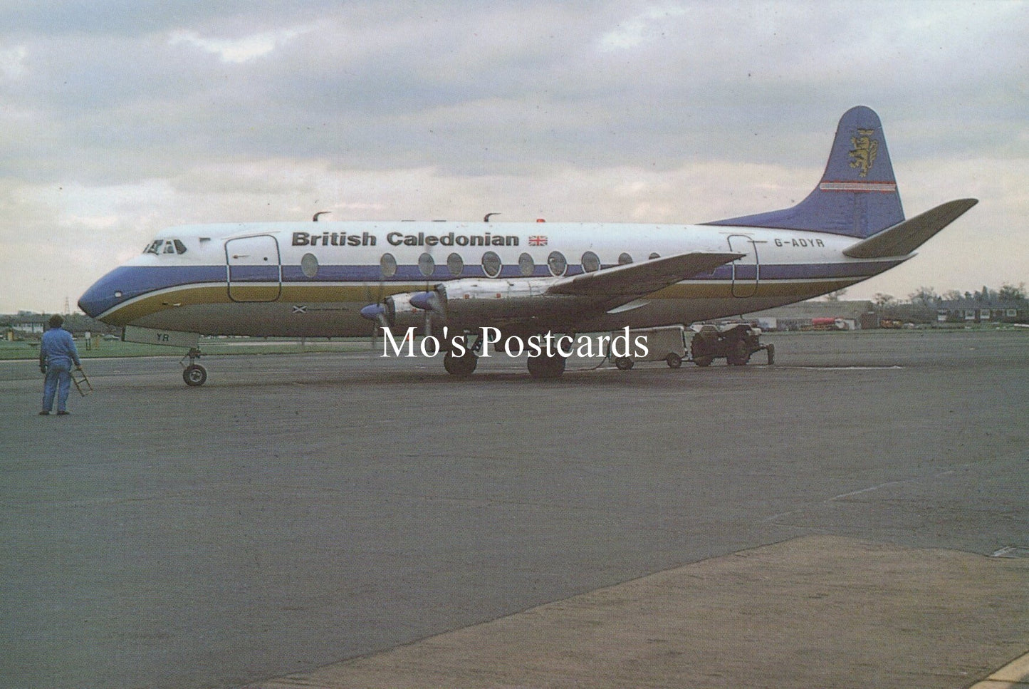 Civil Aviation Postcard - British Caledonian Aeroplane  SW19103