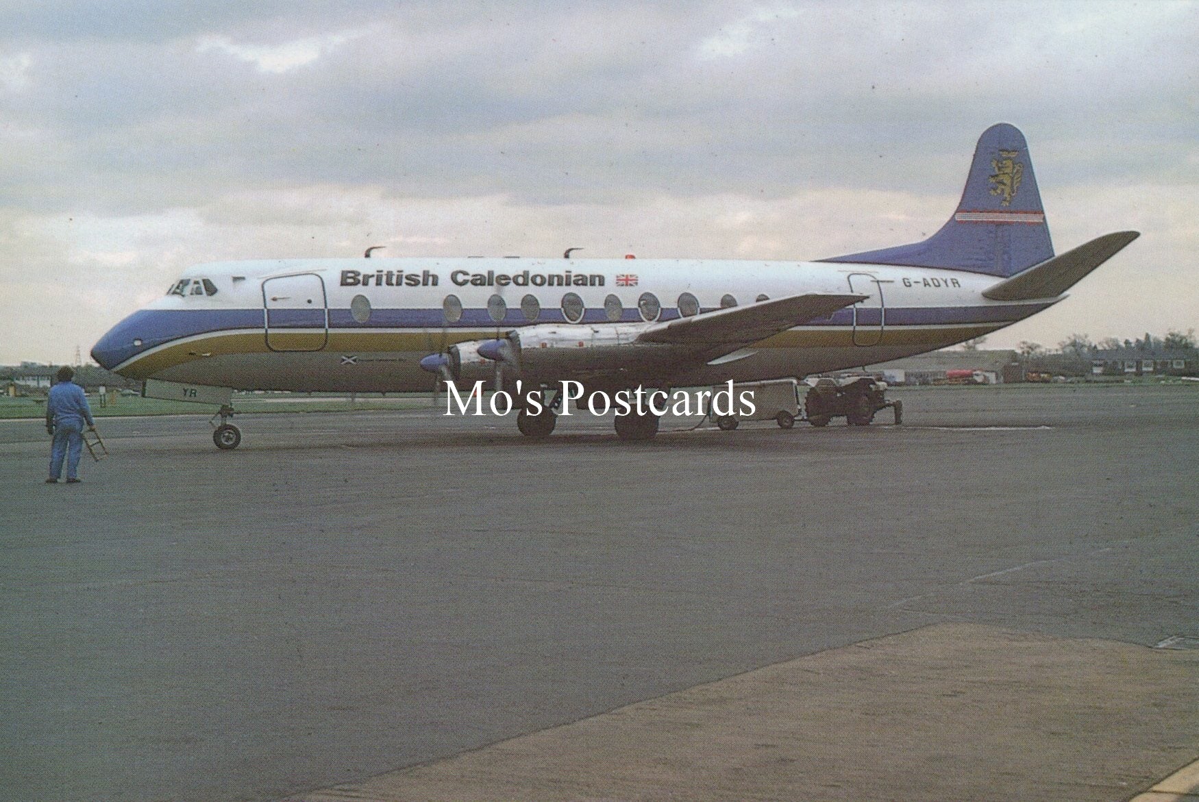 Civil Aviation Postcard - British Caledonian Aeroplane  SW19103