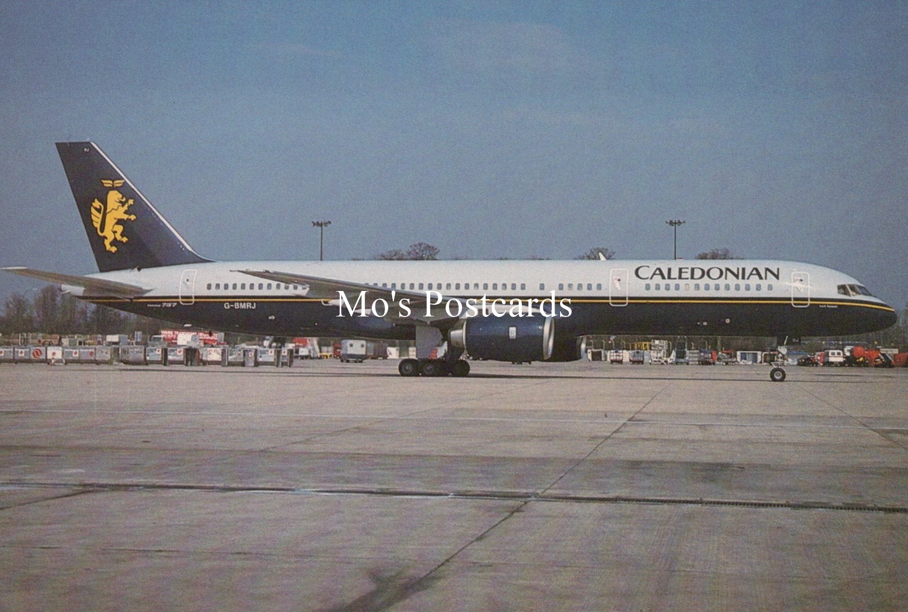 Civil Aviation Postcard - Caledonian Boeing 757-236 Aeroplane  SW19104