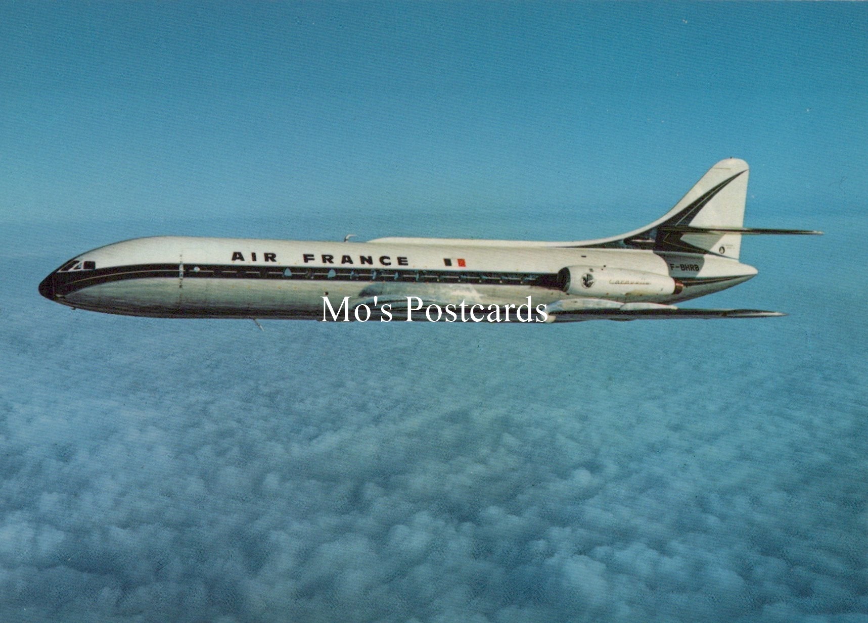 Civil Aviation Postcard - Air France Aeroplane  SW19107