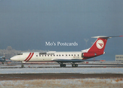 Civil Aviation Postcard - Latavio Latvian Airlines Aeroplane  SW19109