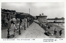 Load image into Gallery viewer, Dorset Postcard - Old Boscombe Pier and Promenade c1922 - SW18647
