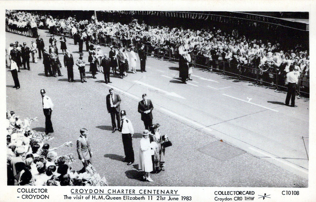 London Postcard - Croydon Charter Centenary in 1983 - SW18649
