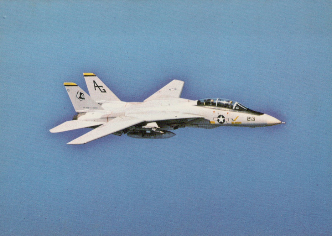 Model of a fighter jet on a blue background