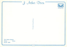 Load image into Gallery viewer, Blank business card with a blue border and text placeholder
