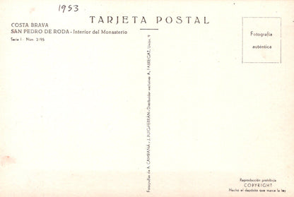 Vintage postcard with text and a gradient background