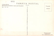 Load image into Gallery viewer, Vintage postcard with text and a gradient background
