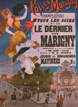 Load image into Gallery viewer, Vintage poster advertising a theater performance at Les Folies Marigny in Paris
