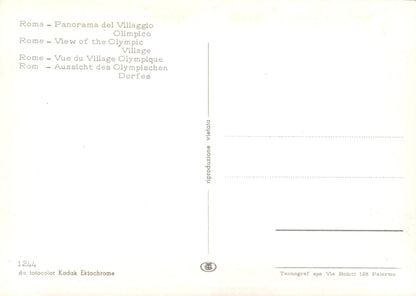 Vintage postcard with text and a light gradient background