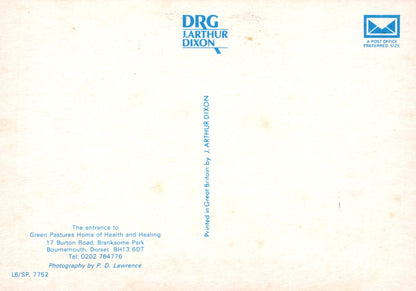 Vintage letterhead with 'DRG Arthur Dixon' branding on a light background