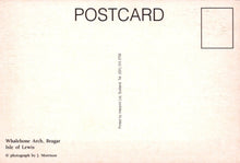 Load image into Gallery viewer, Back of a postcard with text and a blank space for a photo, featuring a gradient background.
