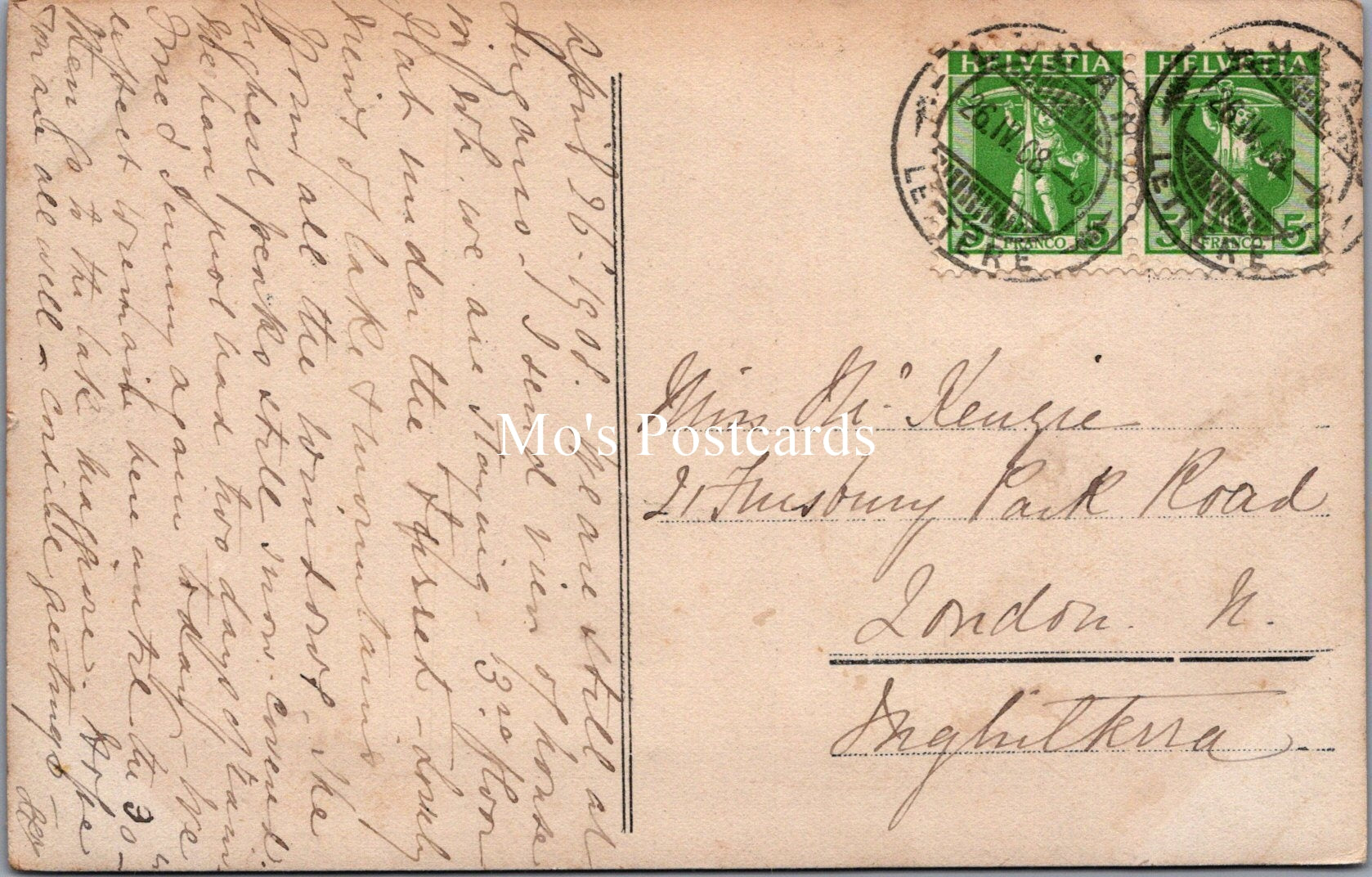 Italy Postcard - Italian Coastal City / Town  SW17493