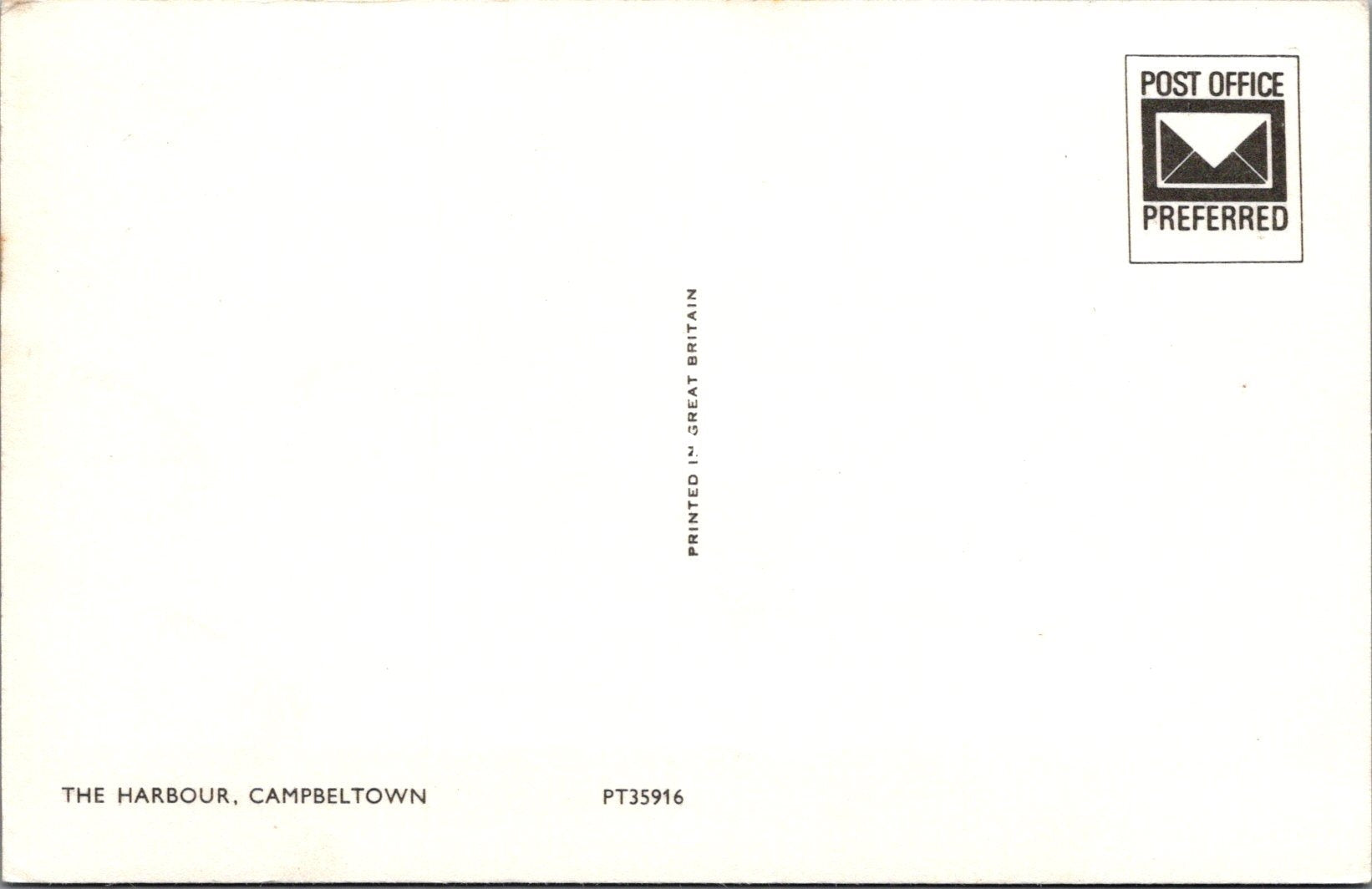 Scotland Postcard - The Harbour, Campbeltown  SW17501