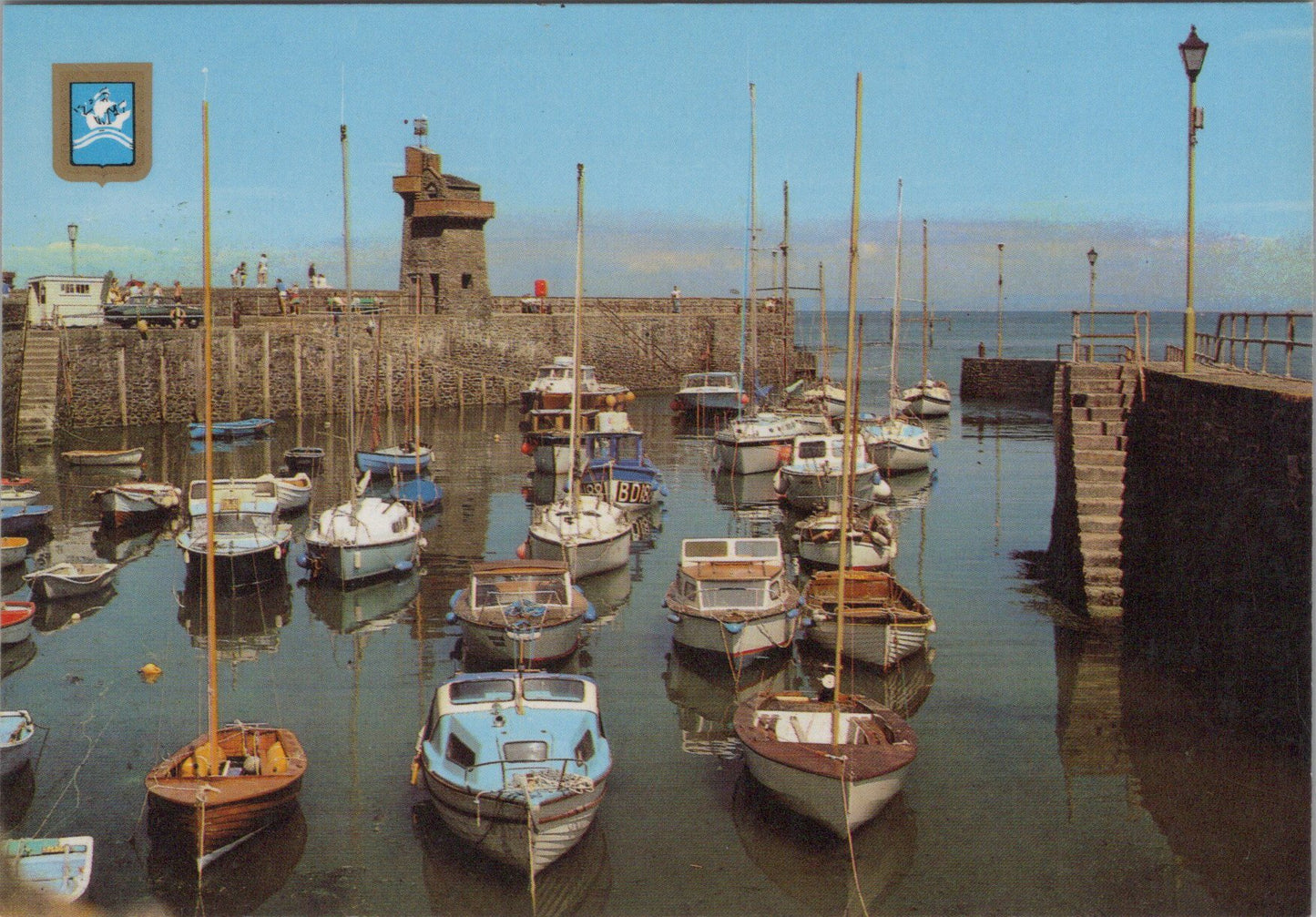 Devon Postcard - Lynmouth Harbour  SX60