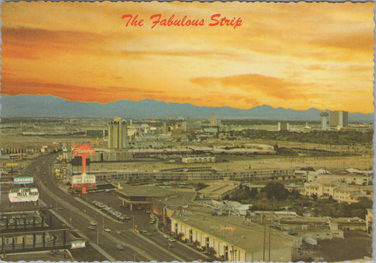 America Postcard - Aerial View of The Las Vegas Strip, Nevada   SX187