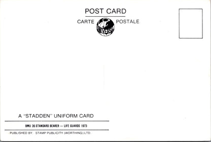 Military Postcard - Standard Bearer, Life Guards 1973 -  RR23429