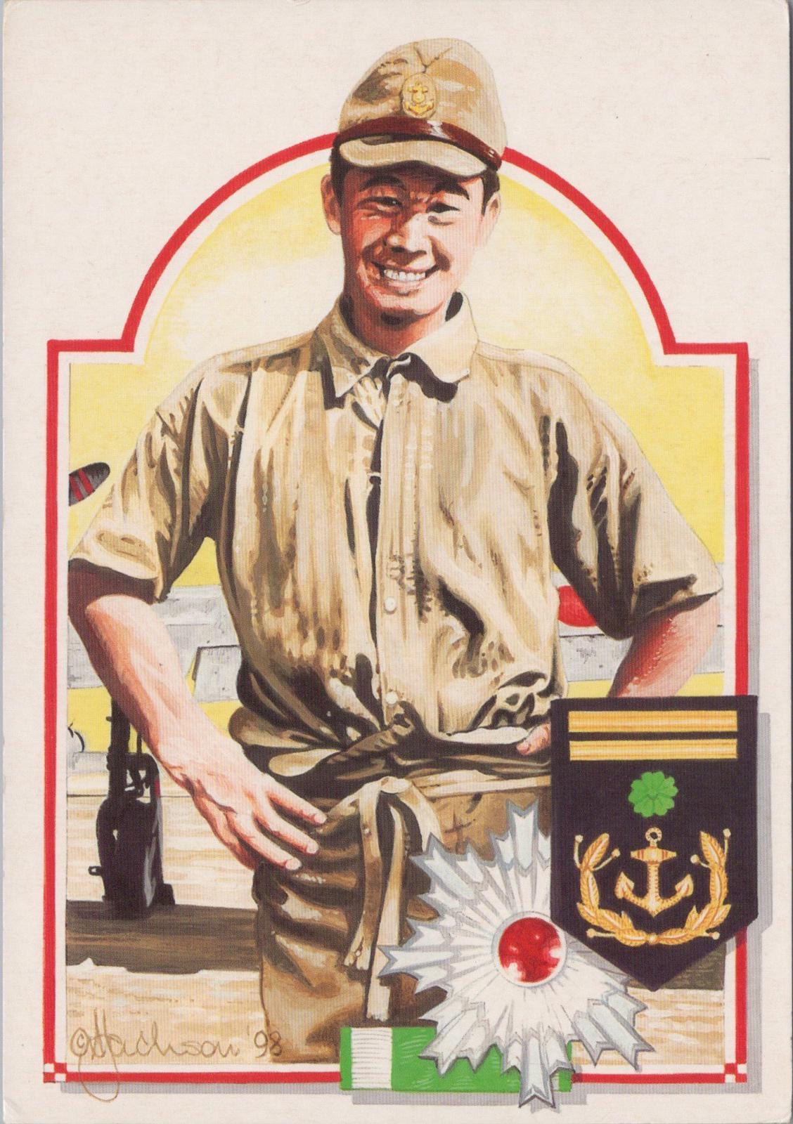 Military Postcard - Petty Officer 1st Class Saburo Sakai, Japanese Navy RR23451