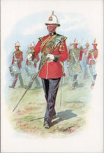 Load image into Gallery viewer, Military Postcard - The Devon &amp; Dorset Regiment 1973, Drum Major RR23457
