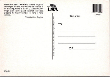 Military Postcard - US Army Infantry Training, Fort Benning, Georgia  RR23462