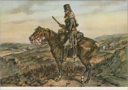 Military Postcard - A Vedette of The 13th Light Dragoons, Crimea 1854 - RR23468