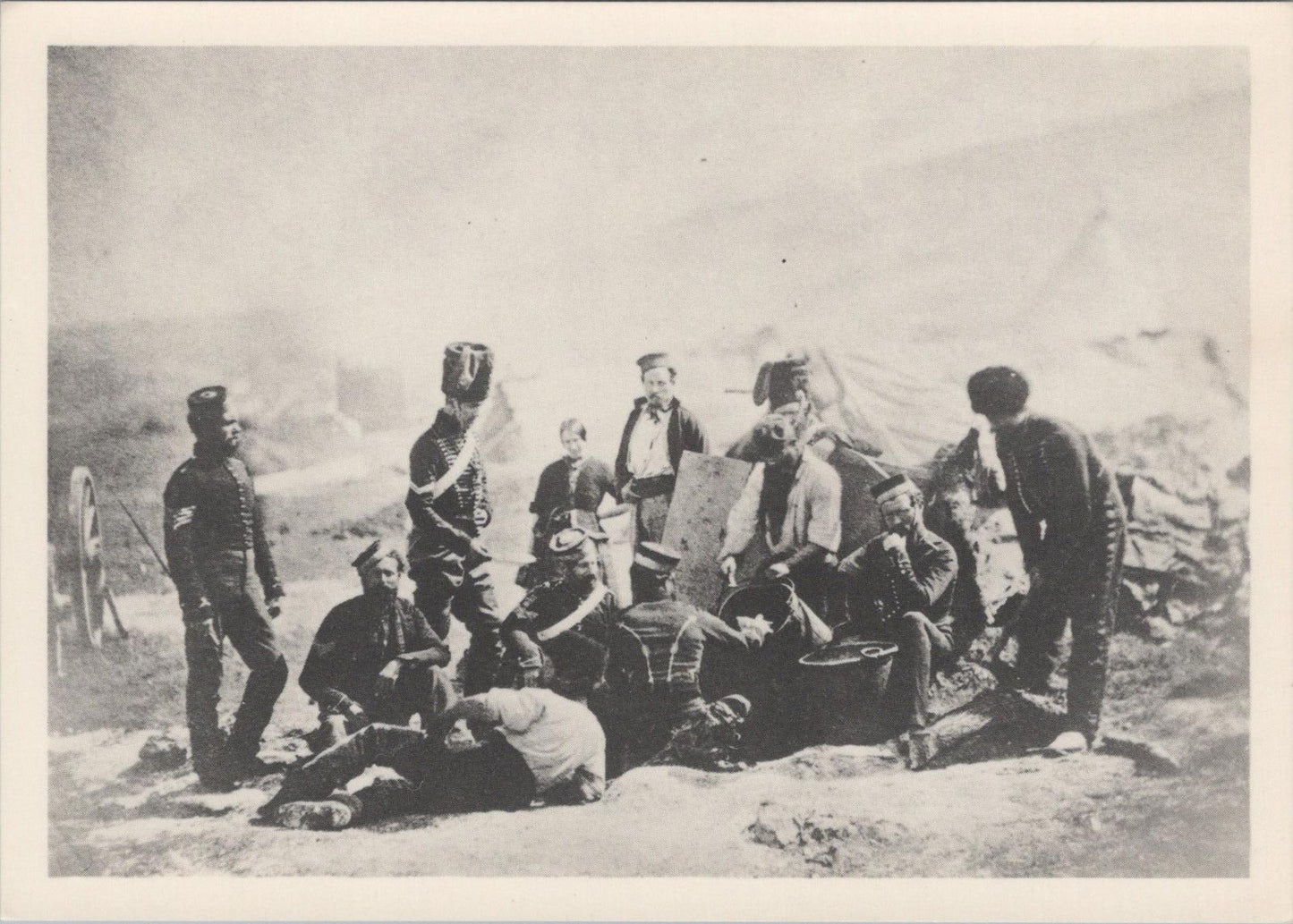 Military Postcard - R.Fenton, Cookhouse of The 8th Hussars, Crimean War RR23471