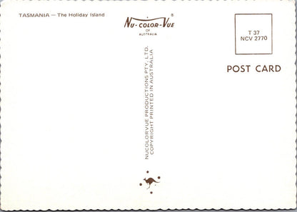 Maps Postcard - Map of Tasmania, The Holiday Island, Australia  RR23482