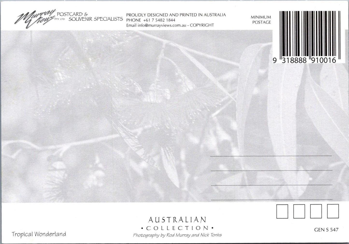 Maps Postcard - Map of Cairns, Queensland, Australia  RR23522