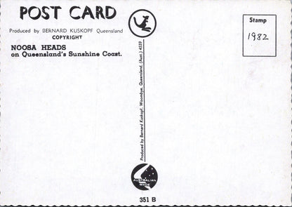 Maps Postcard - Map of Noosa Heads, Queensland, Australia  RR23524