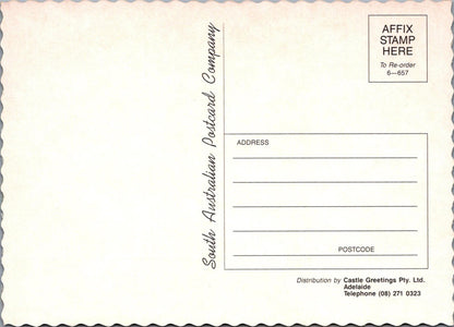 Maps Postcard - Map of South Australia   RR23529