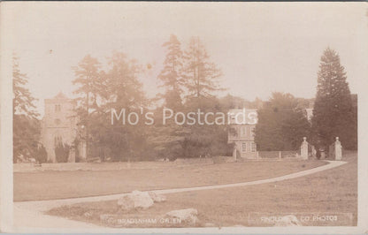 Buckinghamshire Postcard: Bradenham Green Church Manor Findlow c1915 RPPC MB2033