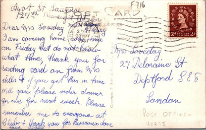 Hertfordshire Postcard: The Village, Ayot St Lawrence, Posted 1957 - F716