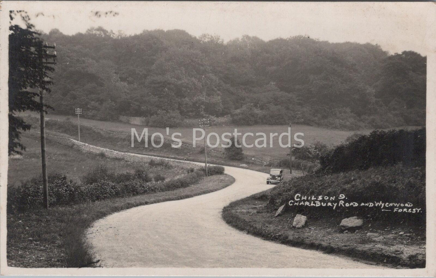 Oxfordshire Postcard: Chilson, Charlbury Road and Wychwood Forest  MB720