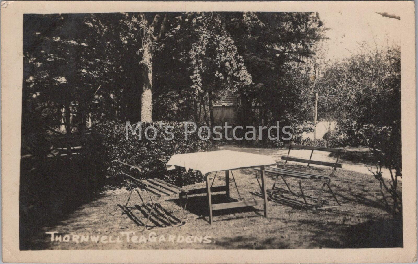 Sussex Postcard: Thornwell Tea Gardens Wilmington Eastbourne Posted 1923 - DR286