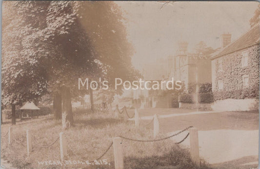 Yorkshire Postcard: Wycar Village, Bedale Street View 1904 RPPC DR287