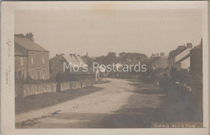 Cumbria Postcard: Long Marton Village Street Scene RPPC Real Photo DR788