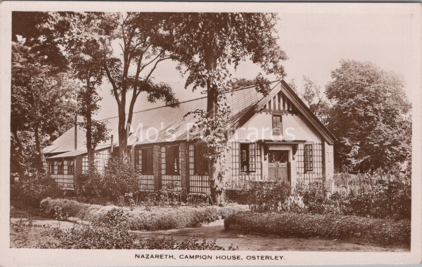Middlesex Postcard: Nazareth Campion House, Osterley Building View RPPC DR309